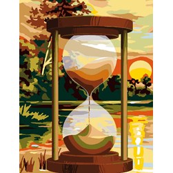 Canevas Luc Création Le sablier intemporel