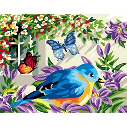 Canevas Luc Création Au cœur du printemps