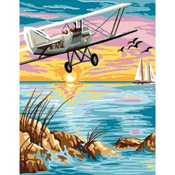 Canevas Luc Création Hydravion