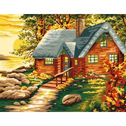 Canevas Luc Création Accueillante maisonnette