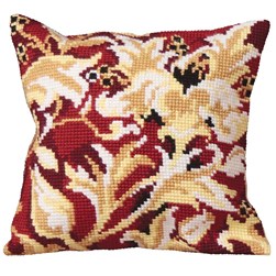 Coussin point de croix Collection d'art Aire élisabéthain