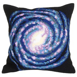 Coussin point de croix Collection d'art Le vortex envoutant