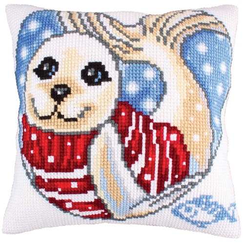 Kit Coussin Point de Croix - Disney - La Reine Des Neiges 2 - Elsa - Vervaco