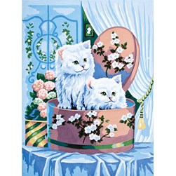 Canevas Collection d'art La boite aux chats