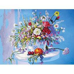 Canevas Collection d'art Eclosion d'un bouquet printannier