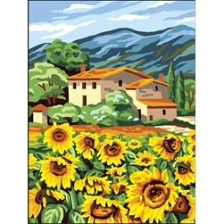 Canevas Collection d'art Les tournesol du Lubéron