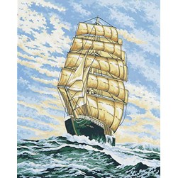 Canevas Collection d'art Le bateau aux mille voiles