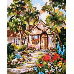 Canevas Collection d'art Cottage rustique