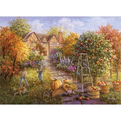 Canevas Collection d'art Cueillette au verger