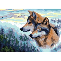 Canevas Collection d'art Les maitres de la forêt