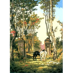 Canevas Collection d'art Bienvenue dans le domaine