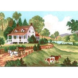 Canevas Collection d'art Ma vie campagnarde