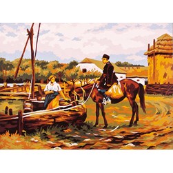 Canevas Collection d'art Scène campagnarde