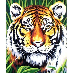 Canevas Collection d'art Méfiance de tigre