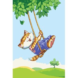 Canevas Collection d'art Toujours plus haut sur ma balnçoire