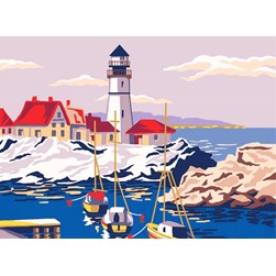 Canevas Collection d'art Départ du port