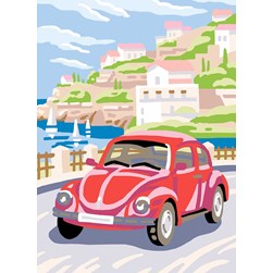 Canevas Collection d'art Promenade en coccinelle