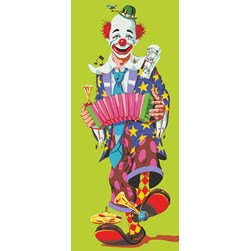 Canevas Collection d'art La musique du clown