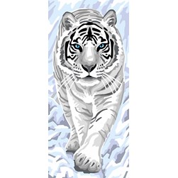 Canevas Collection d'art La marche du tigre blanc
