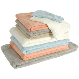 Gants de toilette à broder (Lot 2) DMC en fibre de soja - taupe