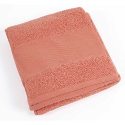 Serviettes invité à broder DMC Corail