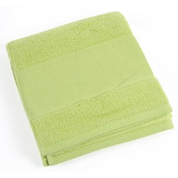 Serviettes de toilette à broder DMC vert - pistache