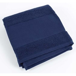 Serviettes de toilette à broder DMC bleu - baltique