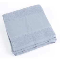 Serviettes de toilette à broder DMC bleu - nuageux