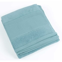 Serviettes de toilette à broder DMC bleu - paradis