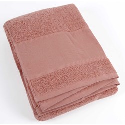Drap de bain à broder DMC rouge canyon