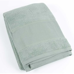 Drap de bain à broder DMC vert saule