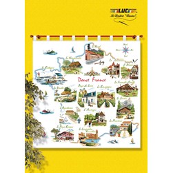 kit Point de croix Luc Création Ma Douce France