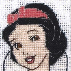 kit Point de croix Anchor Blanche Neige triomphante - Disney