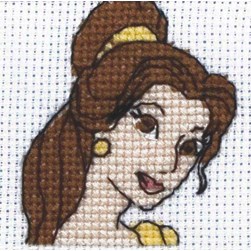 kit Point de croix Anchor Belle attentive - Disney