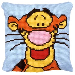 Coussin point de croix Anchor Tigrou heureux - Disney