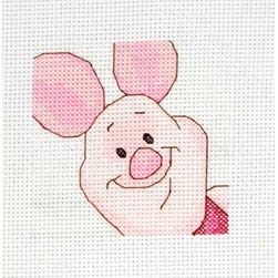 kit Point de croix Anchor Photo de Porcinet - Disney