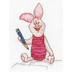 kit Point de croix Anchor Le dessin de porcinet - Disney