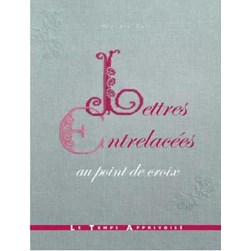 Livre Lettres Entrelacées au point de croix