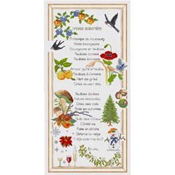 Fiche Point de Croix Anagram Diffusion Au cours des saisons