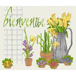 Fiche Point de Croix Anagram Diffusion Le printemps tant attendu