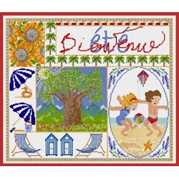 Fiche Point de Croix Anagram Diffusion L'été tant attendu