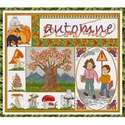 Fiche Point de Croix Anagram Diffusion Bienvenue c'est l'automne