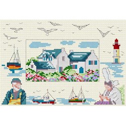 Fiche Point de Croix Anagram Diffusion Ma belle Bretagne