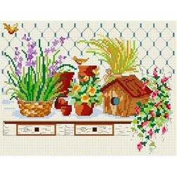 Fiche Point de Croix Anagram Diffusion L'étagère au nichoir