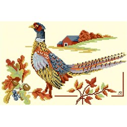 Fiche Point de Croix Anagram Diffusion Le faisan de la campagne