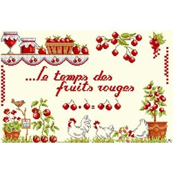 Fiche Point de Croix Anagram Diffusion Il était une fois le temps des cerises