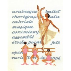 Fiche Point de Croix Anagram Diffusion Entrainement pour devenir danseuse étoile