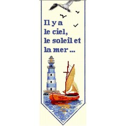 Fiche Point de Croix Anagram Diffusion Le ciel le soleil et la mer
