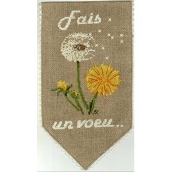 Fiche Point de Croix Anagram Diffusion Un vœux de pissenlit