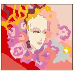 Fiche Point de Croix Anagram Diffusion Le visage aux fleurs